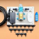 Combo bộ phun sương tự động điều khiển từ xa 25 béc bơm OM1521 + ổ wifi