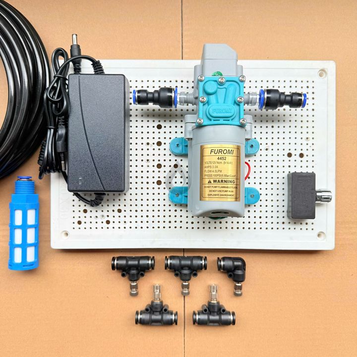 Combo bộ phun sương 5 béc bơm OM1521