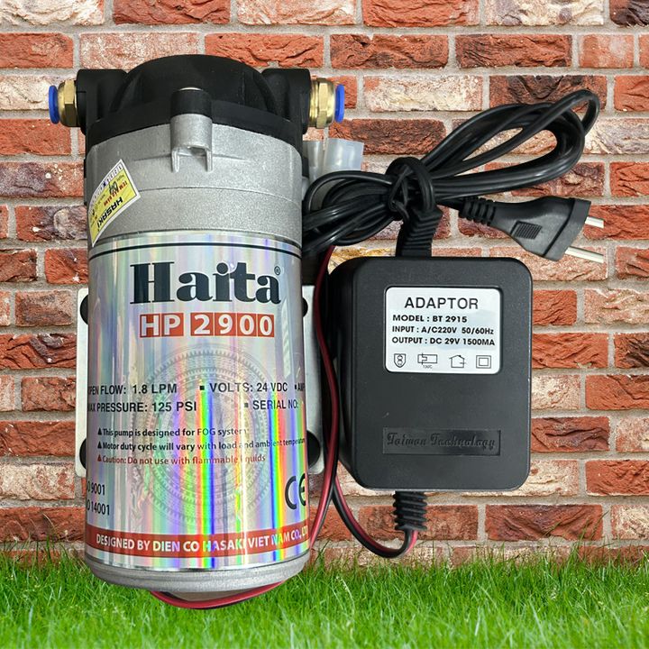 Máy bơm nước phun sương tưới lan Haita HP2900 chính hãng