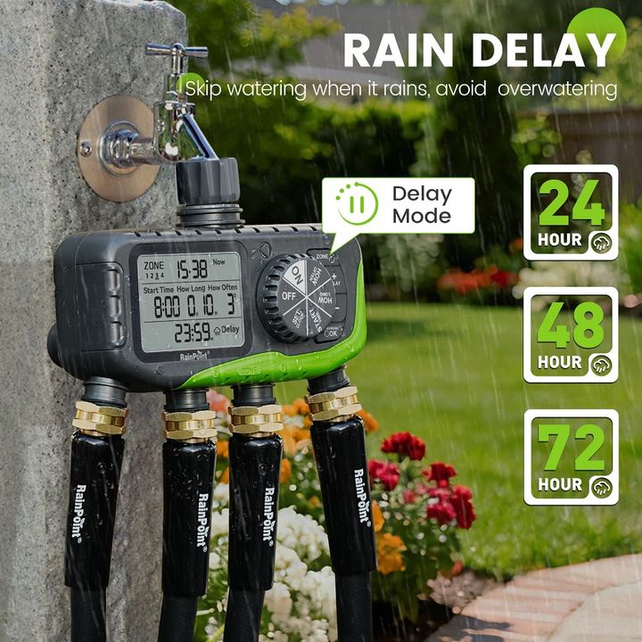 Van điều khiển phun tưới cây tự động Rainpoint ITV447